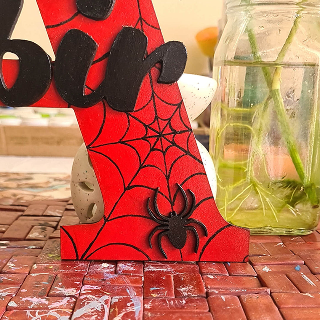 Spiderman Monogram Nameboard for Kids