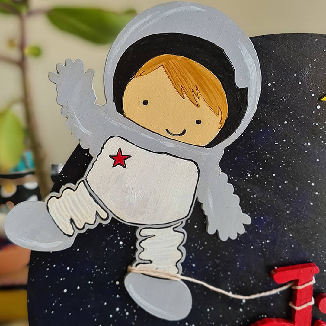 Space Theme Nameboard for Kids