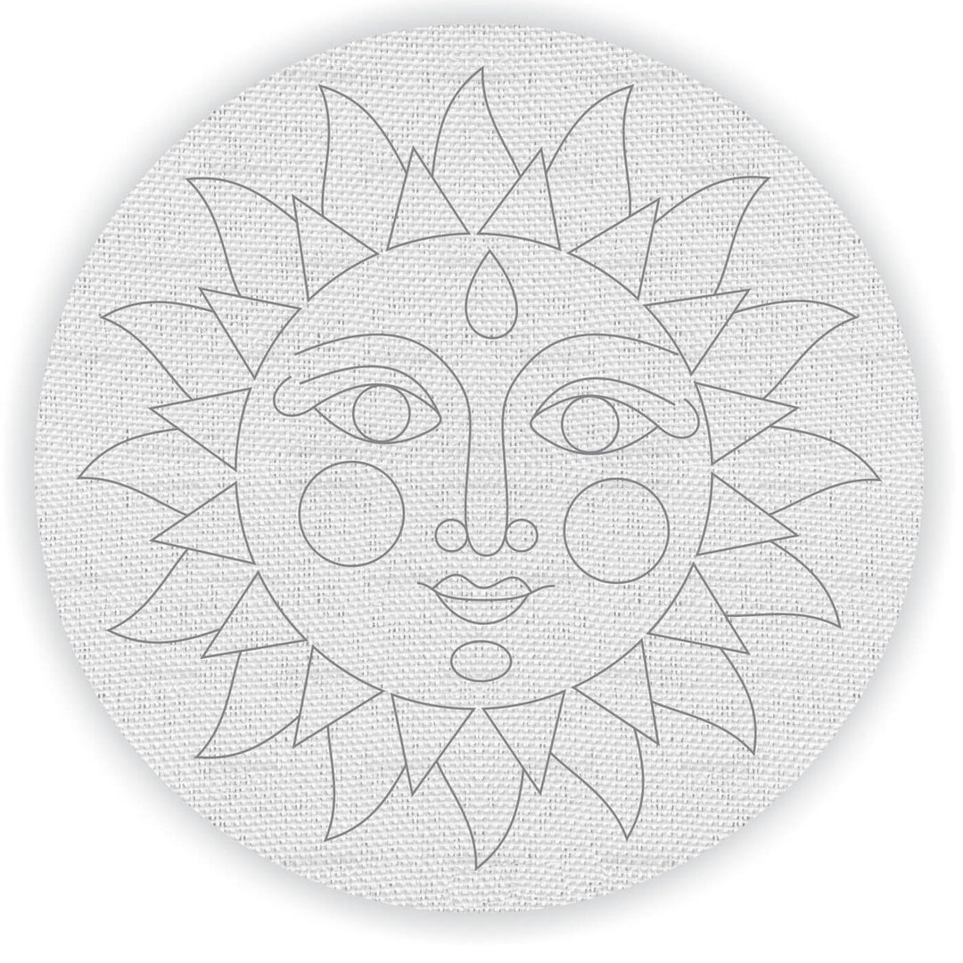 Trial Pack - Divine Premarked Canvas Bases for Kids - Set of 5