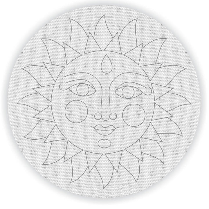 Trial Pack - Divine Premarked Canvas Bases for Kids - Set of 5