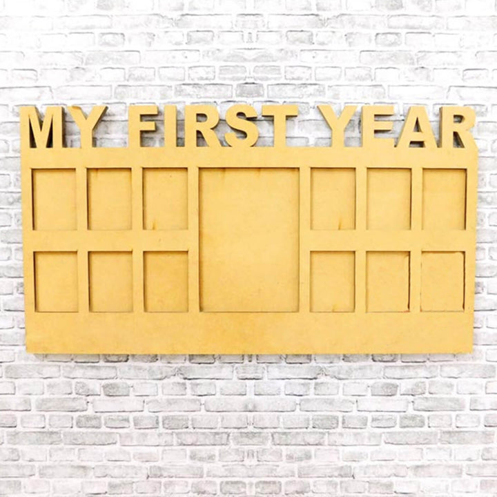Saver Bundle - Ready to Paint MDF Photo Frame - My First Year