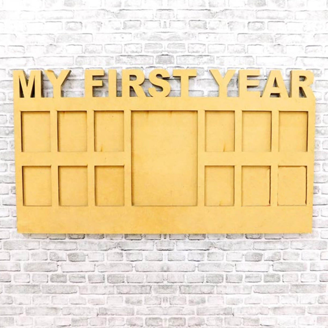 Saver Bundle - Ready to Paint MDF Photo Frame - My First Year