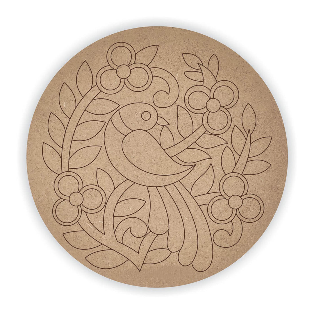 Trial Pack - Birds and Animals Premarked MDF Bases - Set of 7