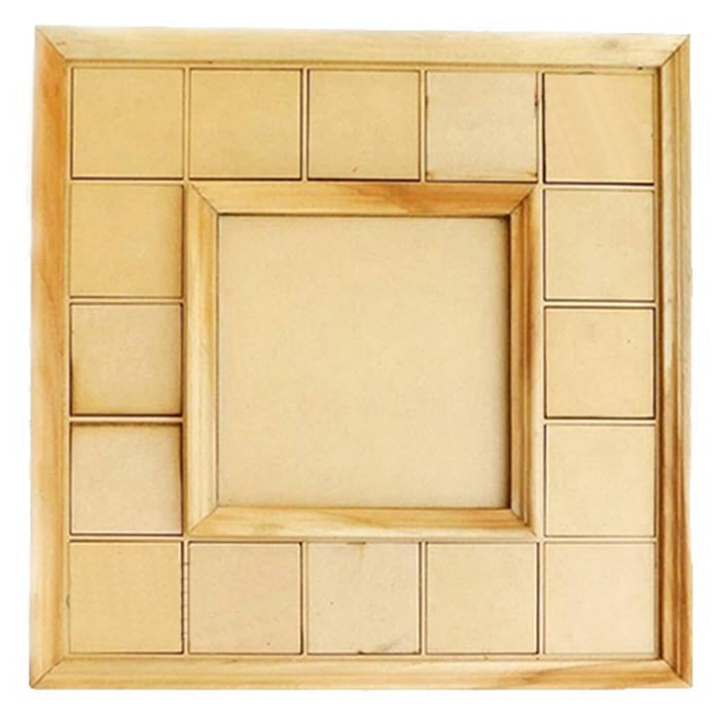 Buy Ready to Paint MDF Photo Frame - Multi Tiles Online On Zwende