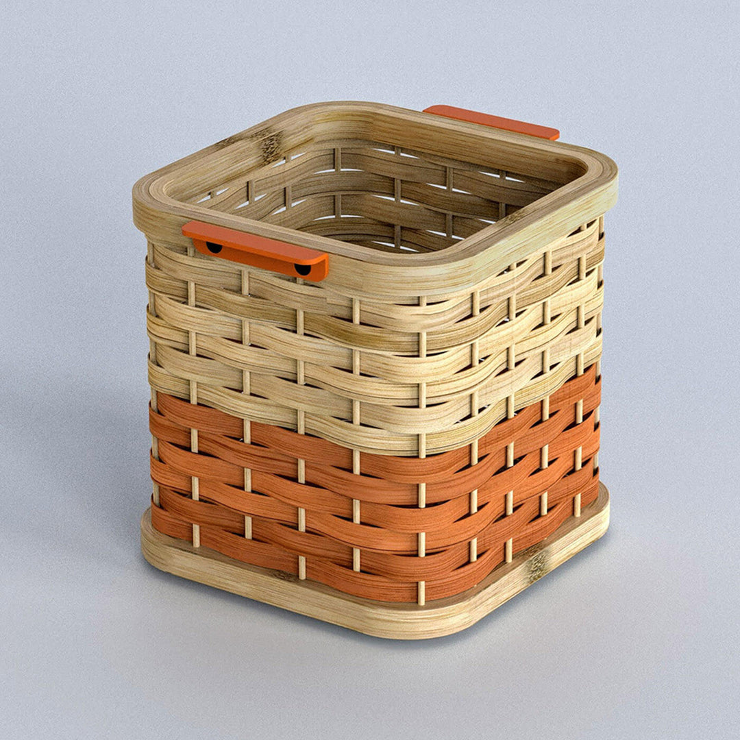 Handwoven Bamboo Desk Basket