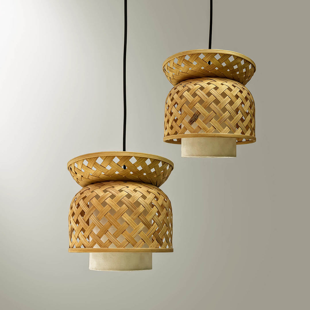 Bamboo Lotus Pendant Lamp