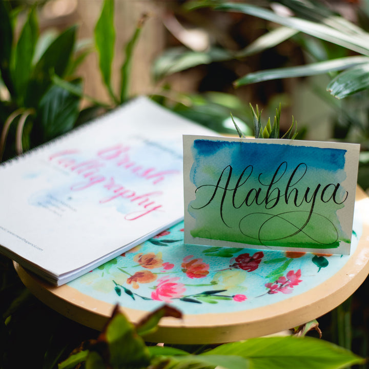 Personalized Brush Calligraphy - All Inclusive DIY Kit