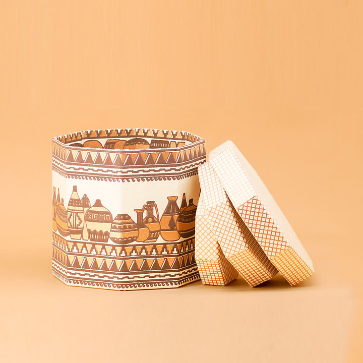 Handmade Paper Greek Pots Gift Box