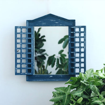 Small Classic French Window Mirror