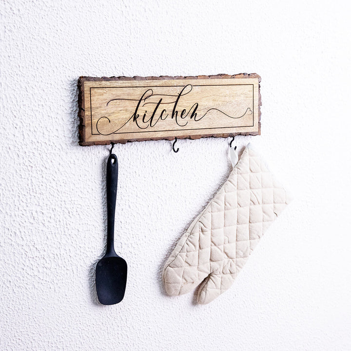 "Kitchen" Edged Wall Hook