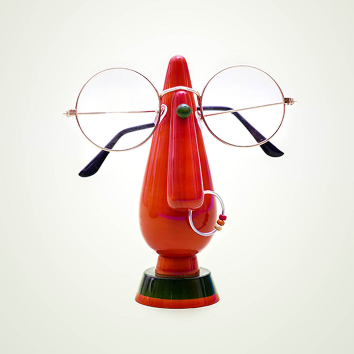 Wooden Lacquered Chennapatna Spectacle Holder
