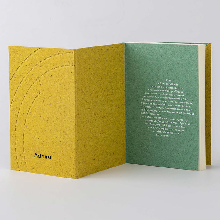 Sustainable Personalized Blank Notebook | 96 Pages, B7