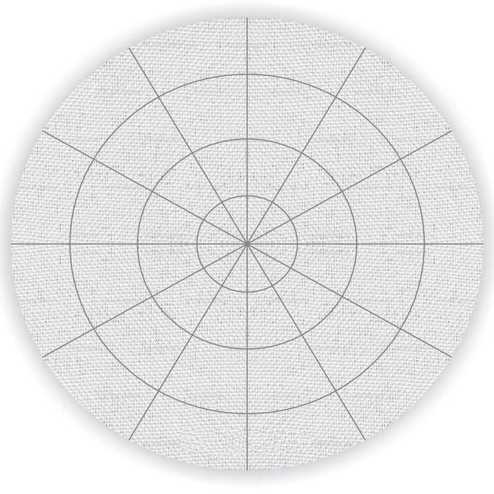 Trial Pack - Geometric Mandala Premarked Canvas Bases - Set of 7