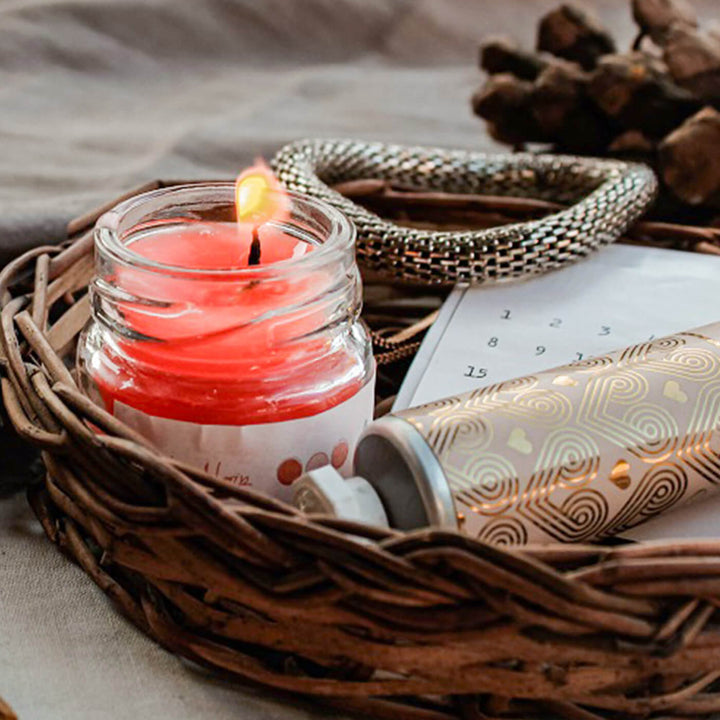 Eco-friendly Handmade Grey Solid Gratitude Hamper