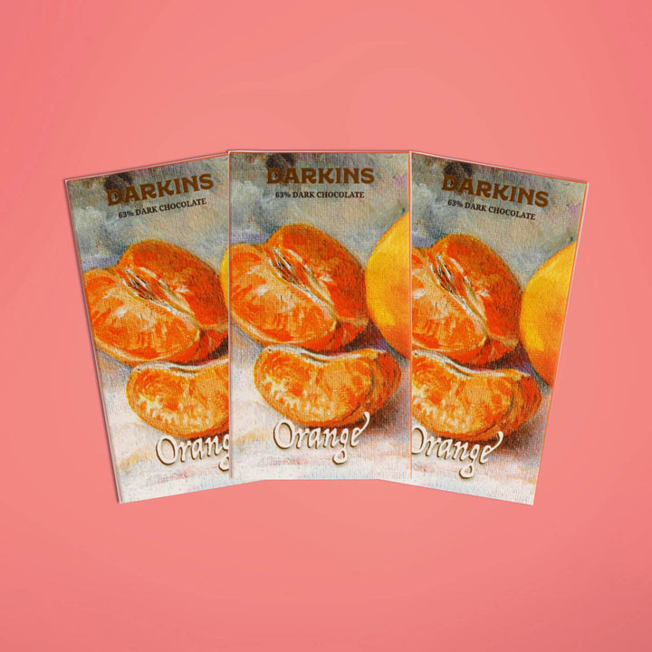 Vegan & Gluten Free| 63% Vegan & Gluten Free Dark Chocolate with Orange