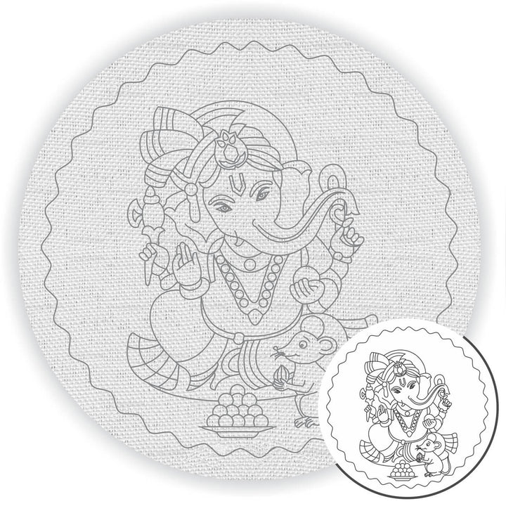 Pre Marked Canavs Base - Ganesh Ji - 3003