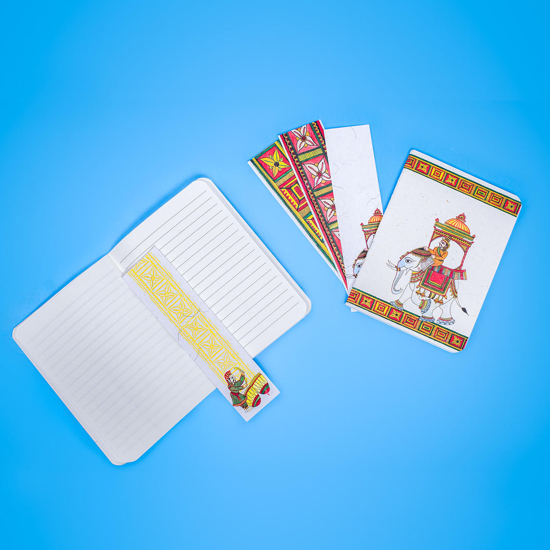 Chitrakathi Stationery Set - With Notebooks, Bookmarks, Gift Cards and Envelopes