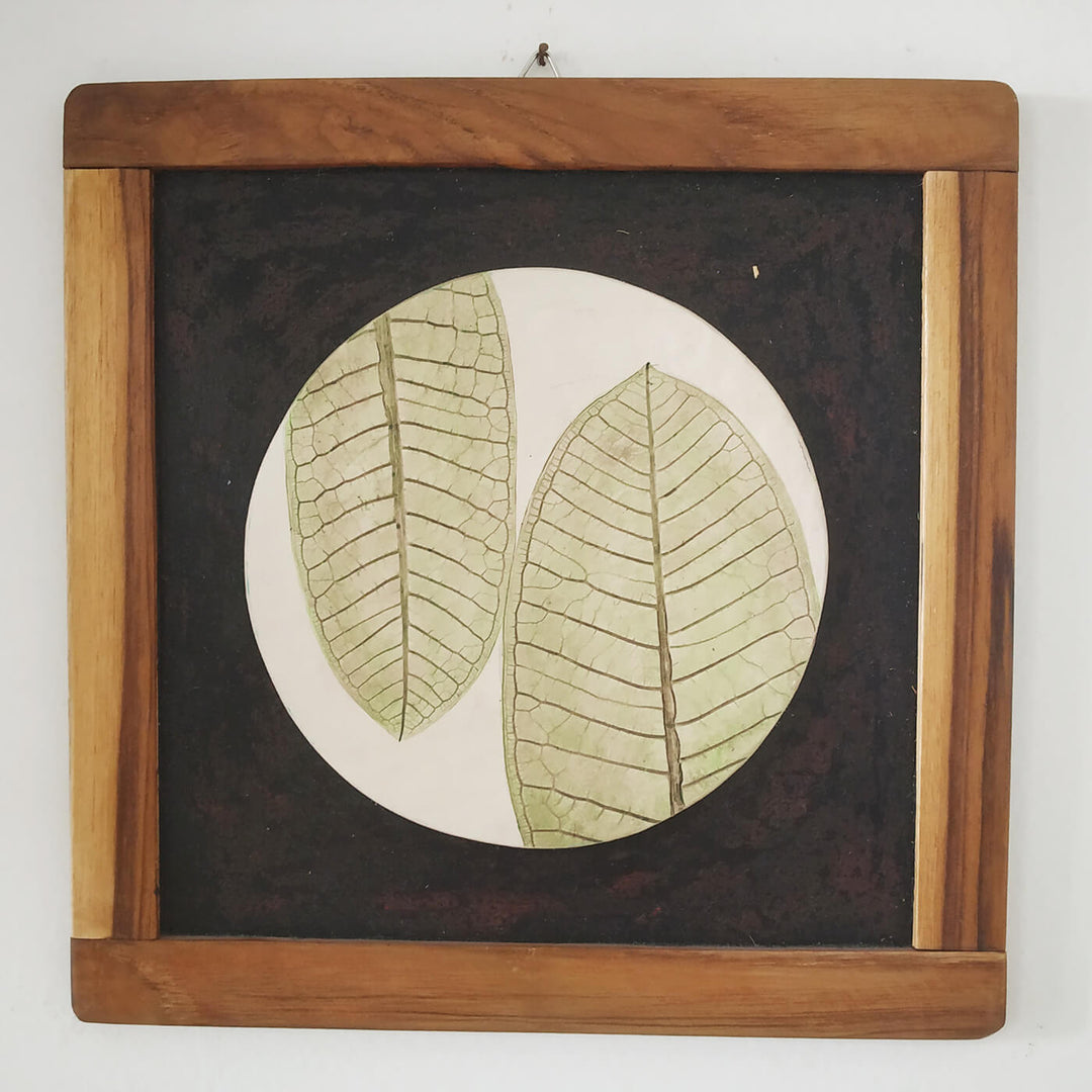 Leaf Imprint Wall Decor - Zwende