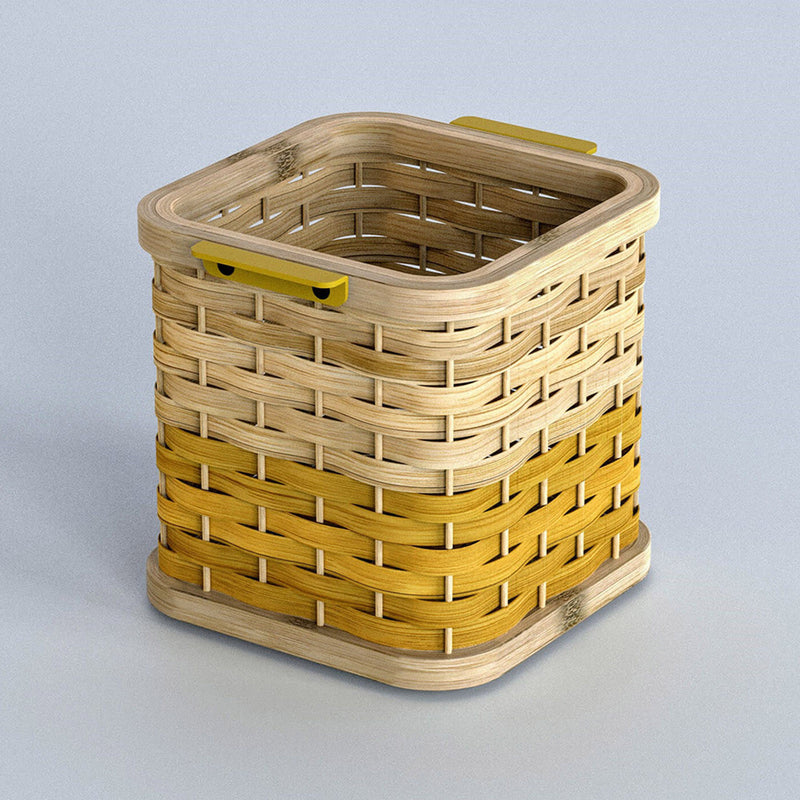 Handwoven Bamboo Desk Basket