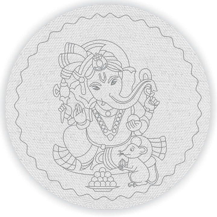 Pre Marked Canavs Base - Ganesh Ji - 3003