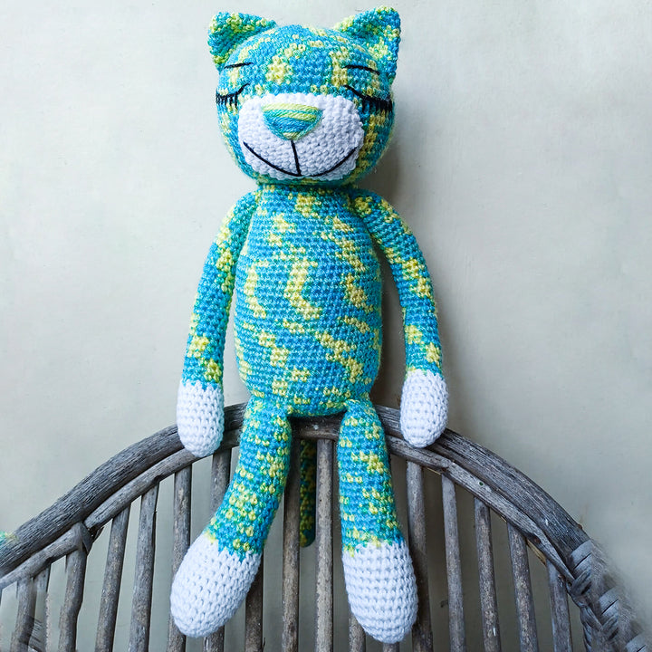 Large Cat Amigurumi Crochet Toy