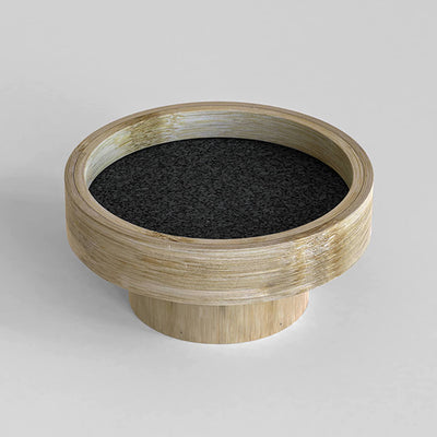 Bamboo Round Podium Small Tray
