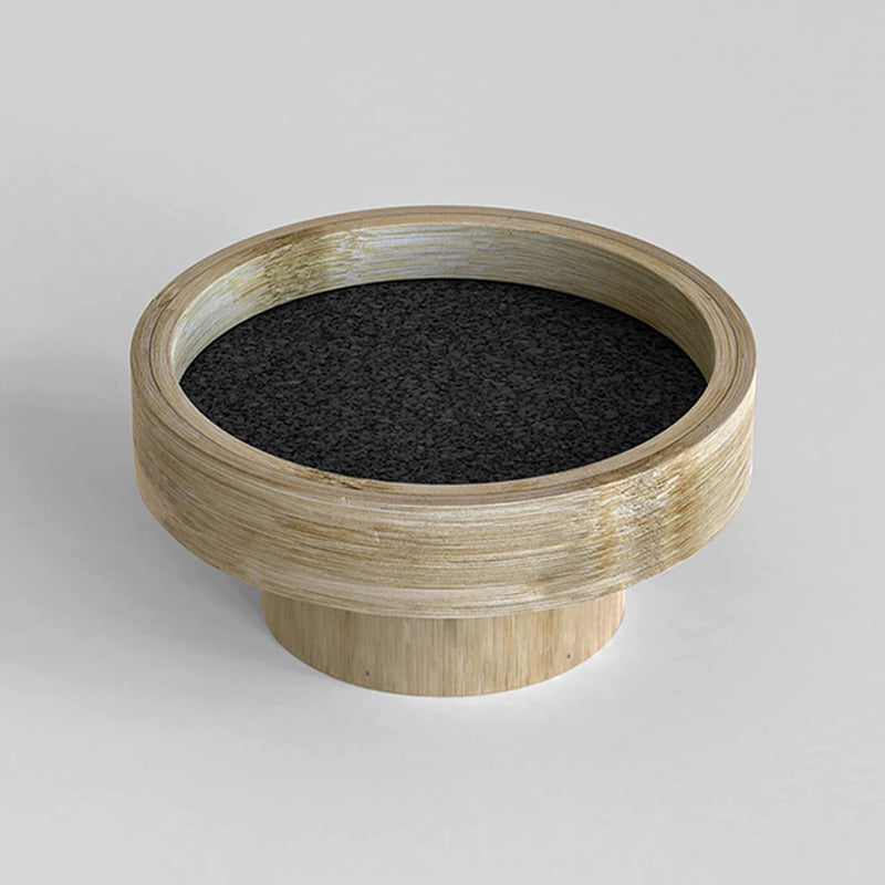 Bamboo Round Podium Small Tray