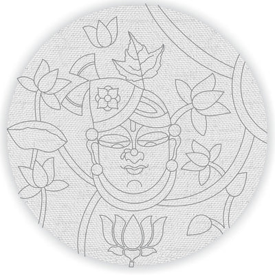 Pre Marked Canavs Base - Srinath Ji - 3004