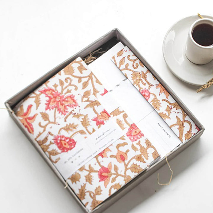 Eco-friendly Handcrafted Pink Floral Loaded Hamper