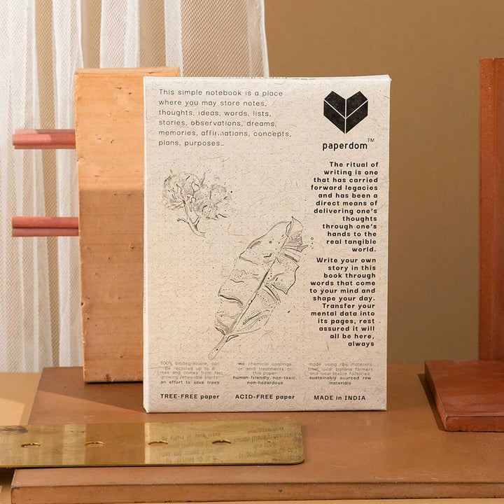 Tiled Grid Eco-friendly Personalized Notebook| 96 Pages, A5