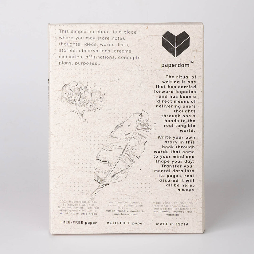 Personalized Isometric Grid Eco-friendly Notebook| 96 Pages, A5
