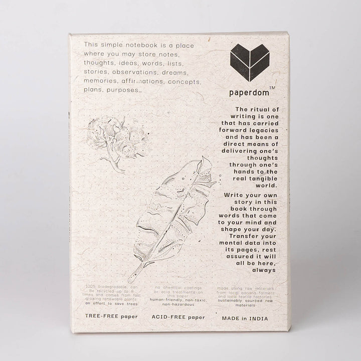 Personalized Isometric Grid Eco-friendly Notebook| 96 Pages, A5