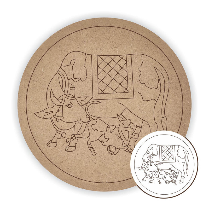 Divine Pre Marked MDF Base - Nandi - 8 Inches