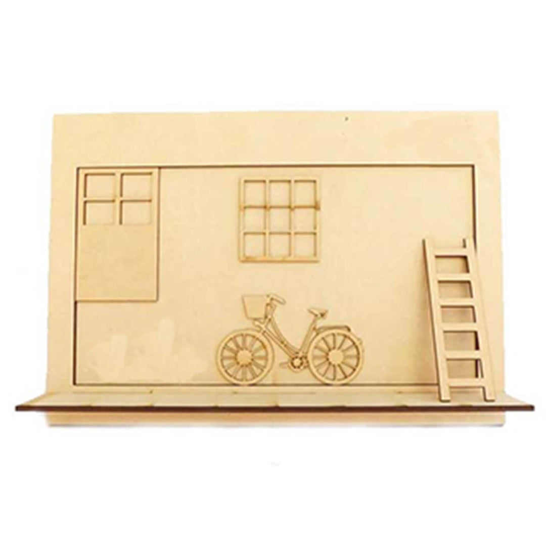 Ready to Paint MDF Base - Miniature Scene