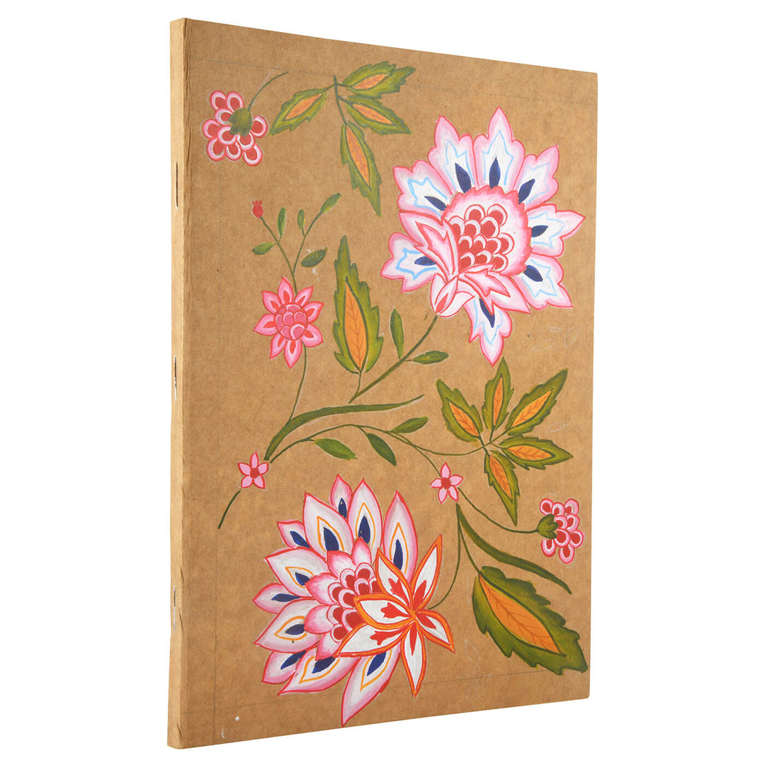 Hand-painted Diary - Mughal Chintz - Zwende