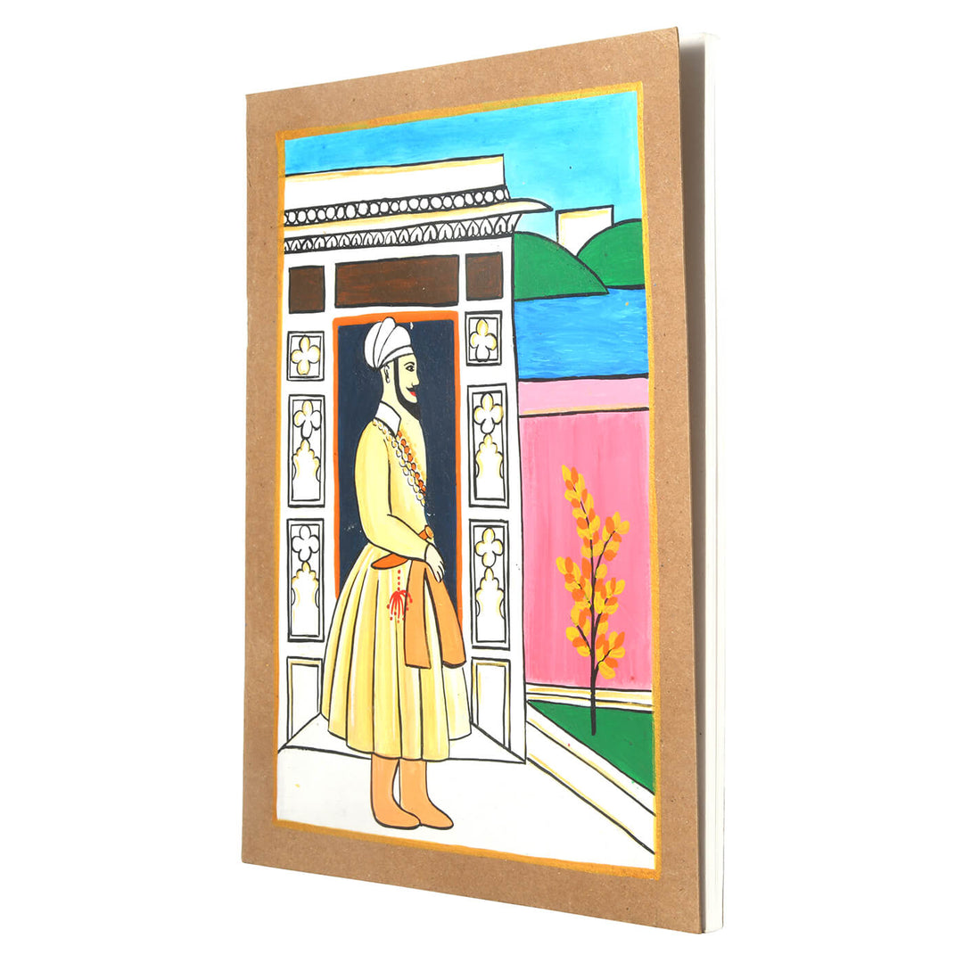 Hand-painted Diary - Mughal Raja