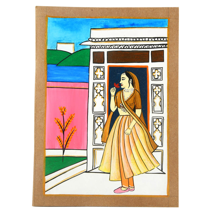 Hand-painted Diary - Mughal Rani