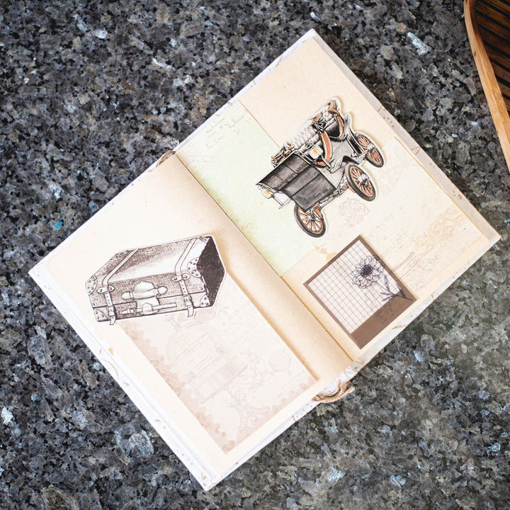 All-inclusive Art Journaling DIY Kit - Vintage - Zwende