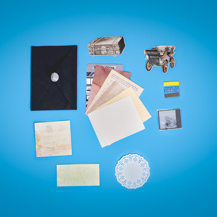 All-inclusive Art Journaling DIY Kit - Vintage - Zwende