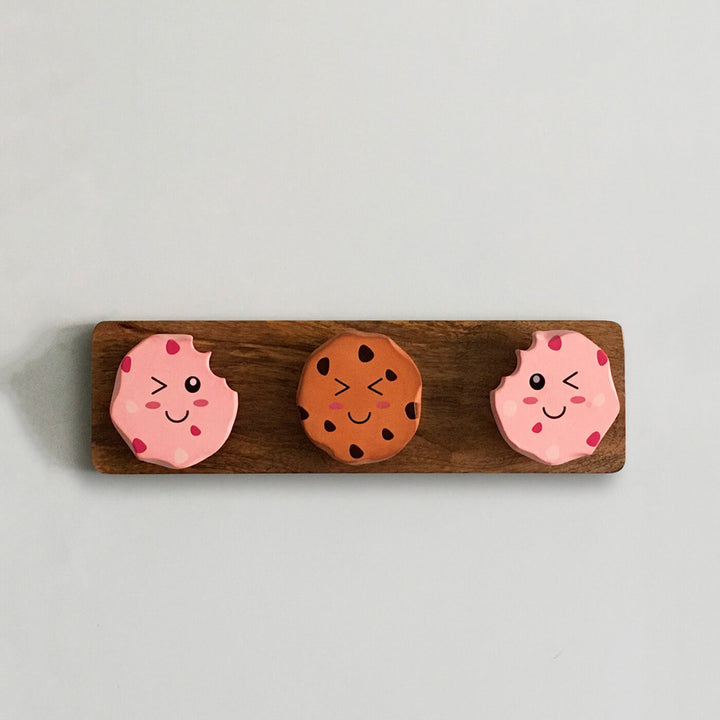 Handmade MDF and Wood Cookie Hook for Kids