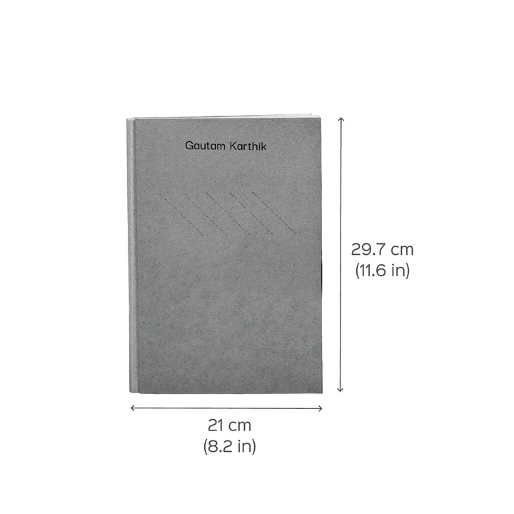 Sustainable Personalized Blank Notebook | 120 Pages, A4