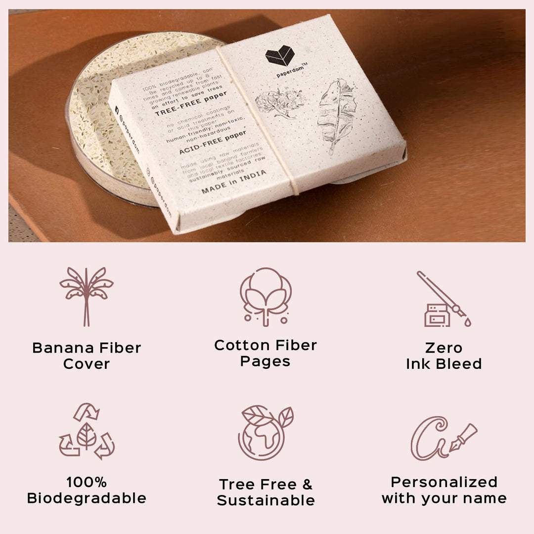 Tree-free Personalized Crossed Grid Journal| 96 Pages, A5