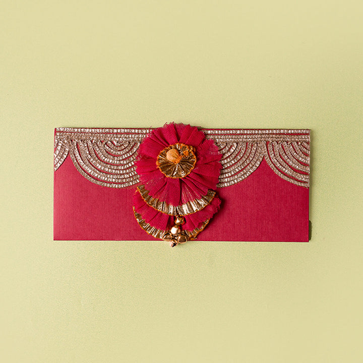 Fabric Flower Gift Envelopes