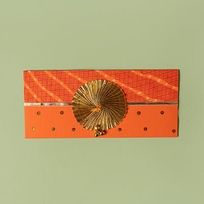 Lehariya with Gota Gift Envelopes
