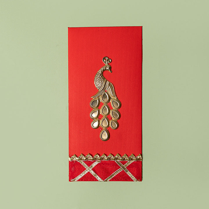 Peacock Motif Gift Envelopes