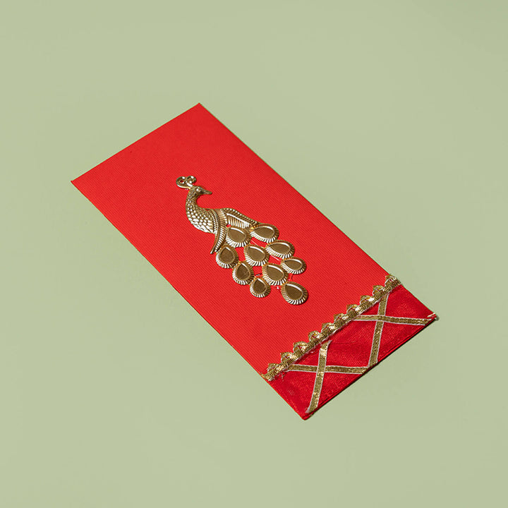 Peacock Motif Gift Envelopes