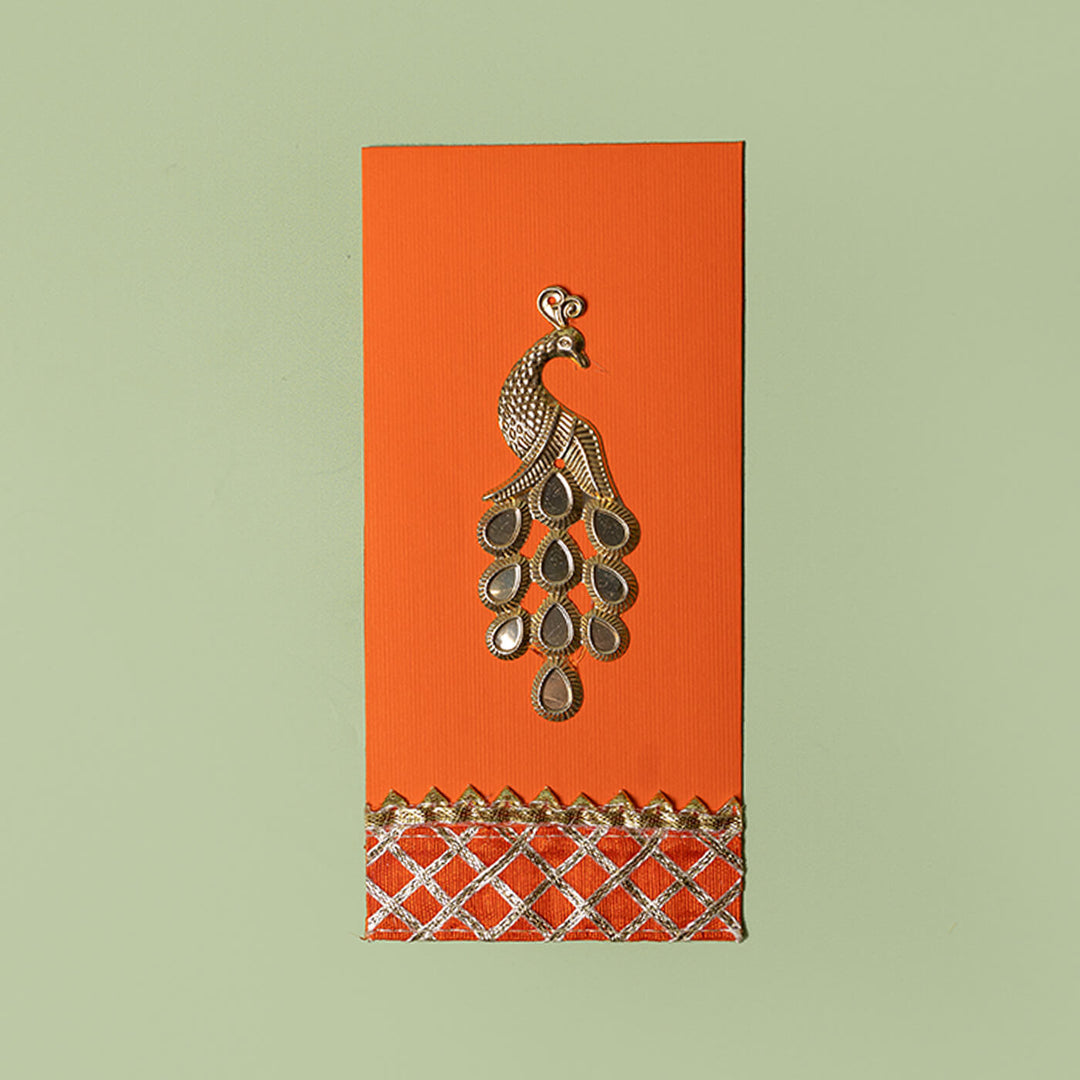 Peacock Motif Gift Envelopes