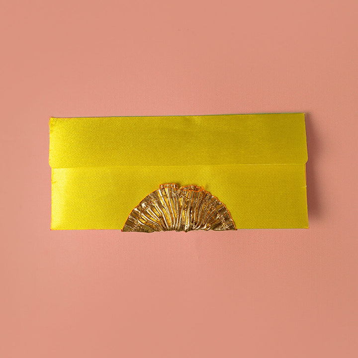 Satin Gift Envelopes with Gota Flower