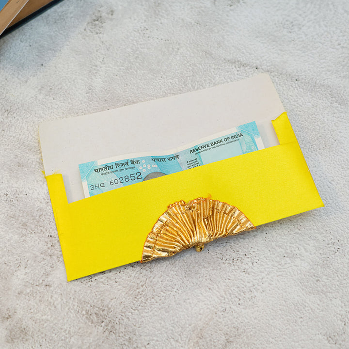 Satin Gift Envelopes with Gota Flower