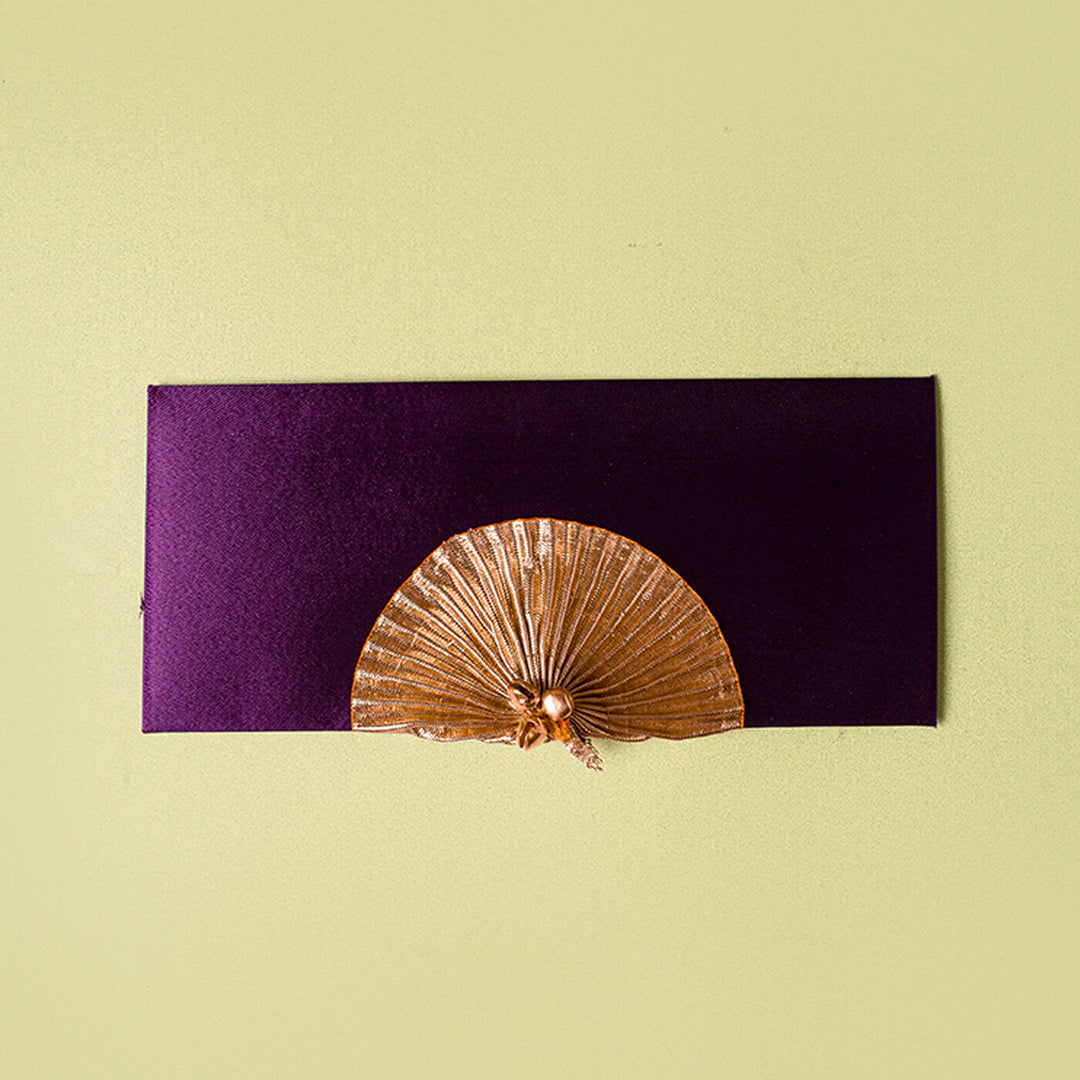 Satin Gift Envelopes with Gota Flower